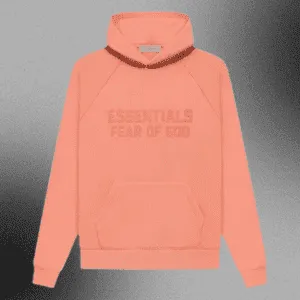 Coral essentials hoodie